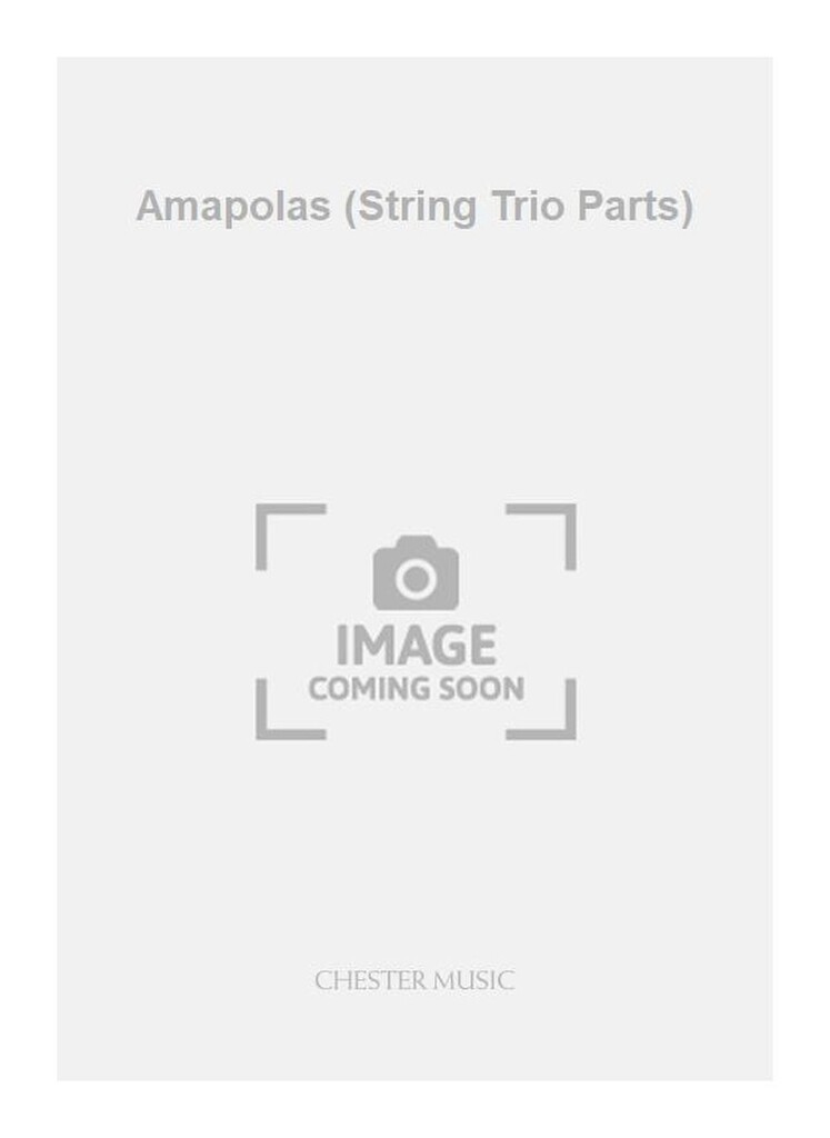 Amapolas (String Trio Parts)